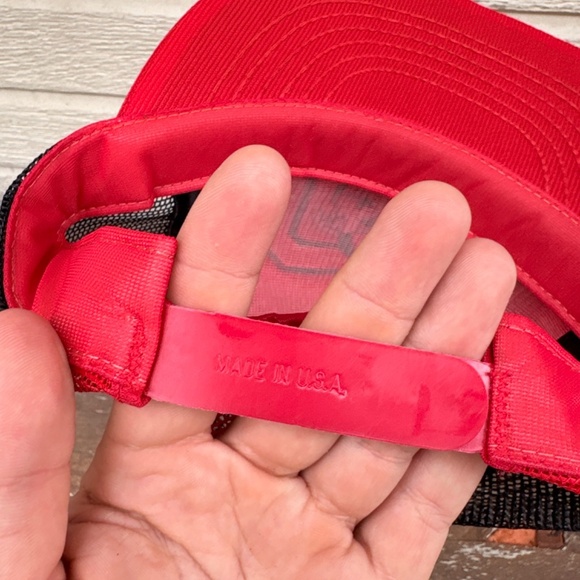 Vintage GEROGIA Bulldogs trucker hat football mesh red - Picture 6 of 7